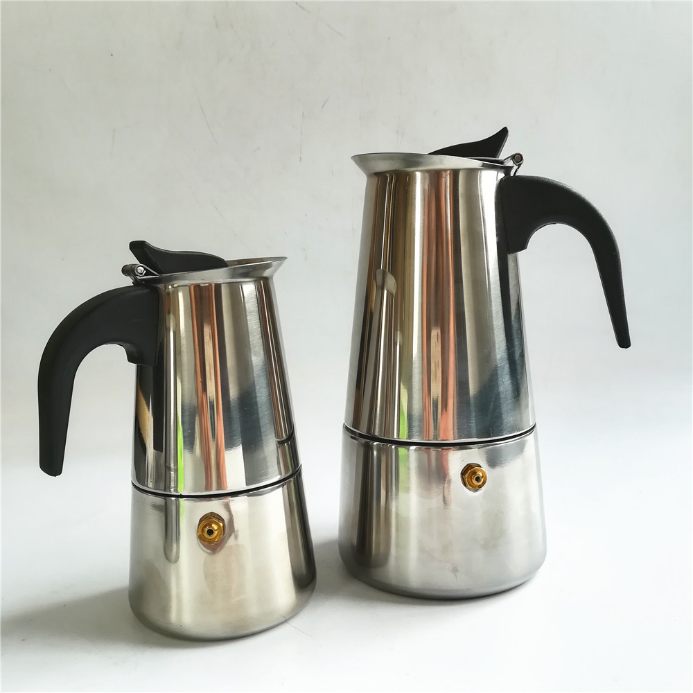 Stainless steel 6 Cup Espresso / Moka Stove top portable Coffee Maker