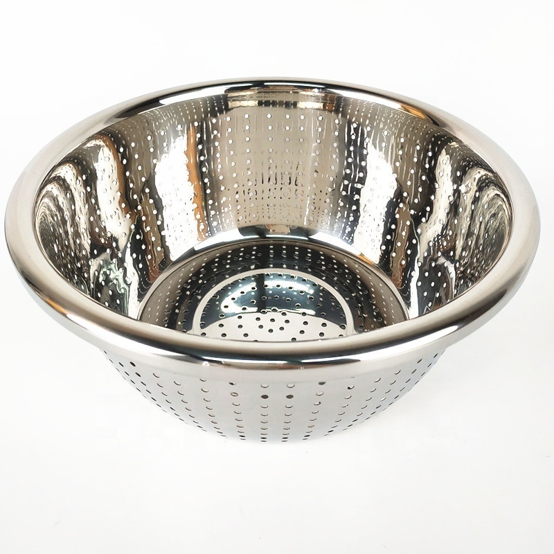 9 Size Stainless Steel Fruit Vegetable Washing Basket/Kitchen Sink Basket Strainer Colander