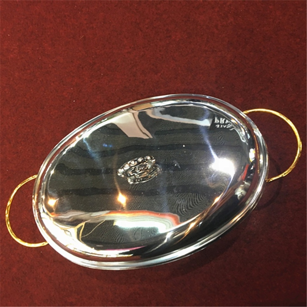 High quality luxury oval chafing dish Restaurant Serving Chafing Dish for canteen