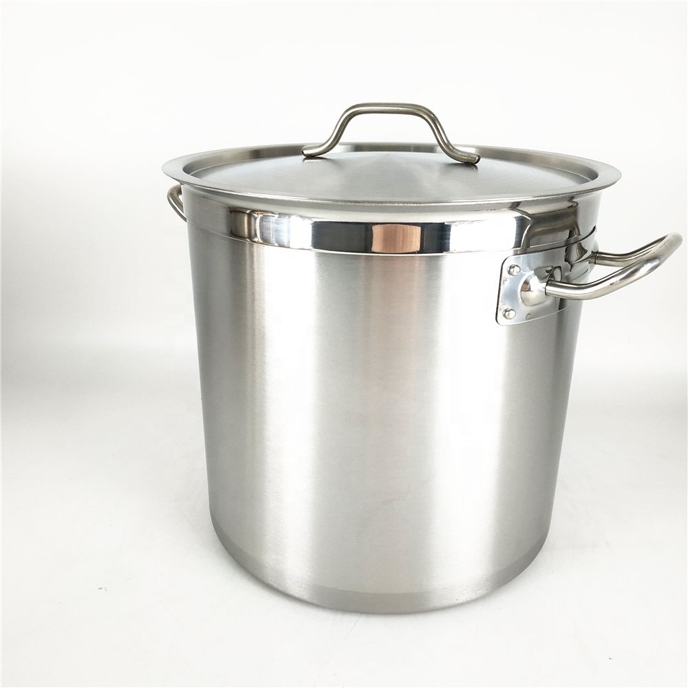 98L/25 Quart Restaurant Large Capacity Industrial pot Stainless Steel Cooking hot Pots /stock pot