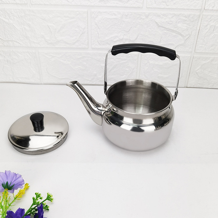 Factory Wholesale Stainless Steel Kettle Thickening Large Capacity Household Tea Kettle