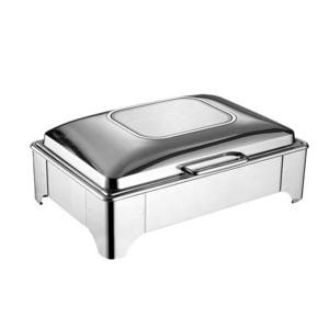 High Quality Catering Restaurant Equipment 9L Stainless Steel Food Warmer Chafing Dish Buffet Set For Party