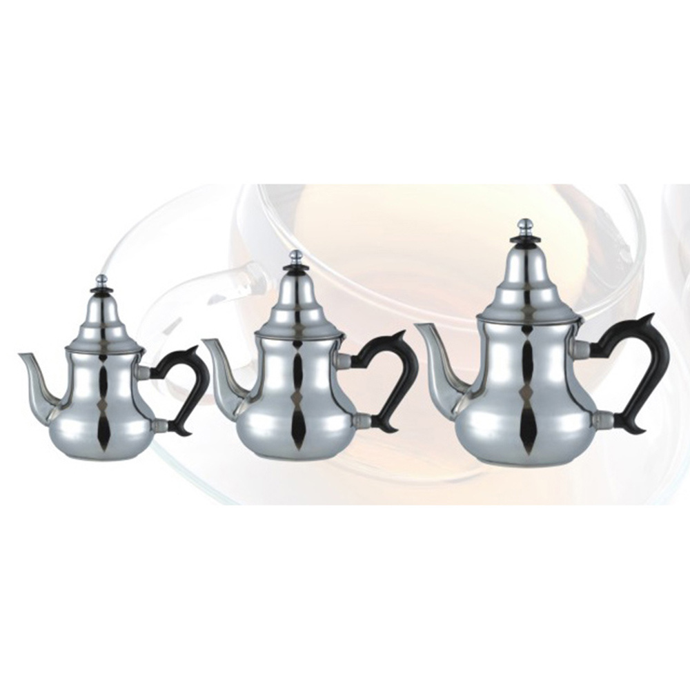 Hot Selling Arabic Turkish Stainless Steel Morocco Tea Kettle Pot