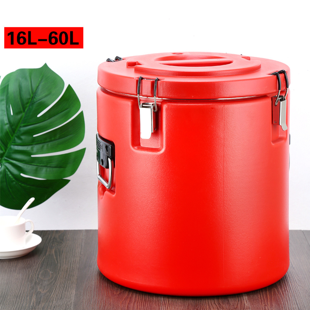 High-quality Stainless steel SS304 10L To 60L milk tea thermos barrel soup bucket for hot food