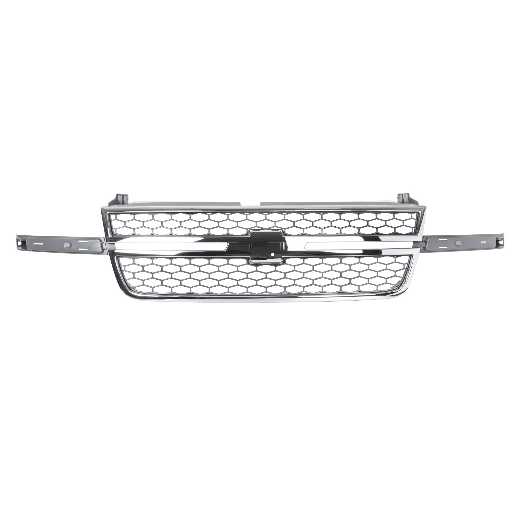 Chrome Grille Honeycomb Grill For 2003-2007 Silverado 1500 2500 3500 HD Pickup