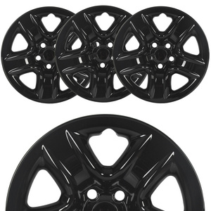 4 Black For Toyota RAV4 2006-2012 17" Wheel Skins Hub Caps Full Rim Skin Covers