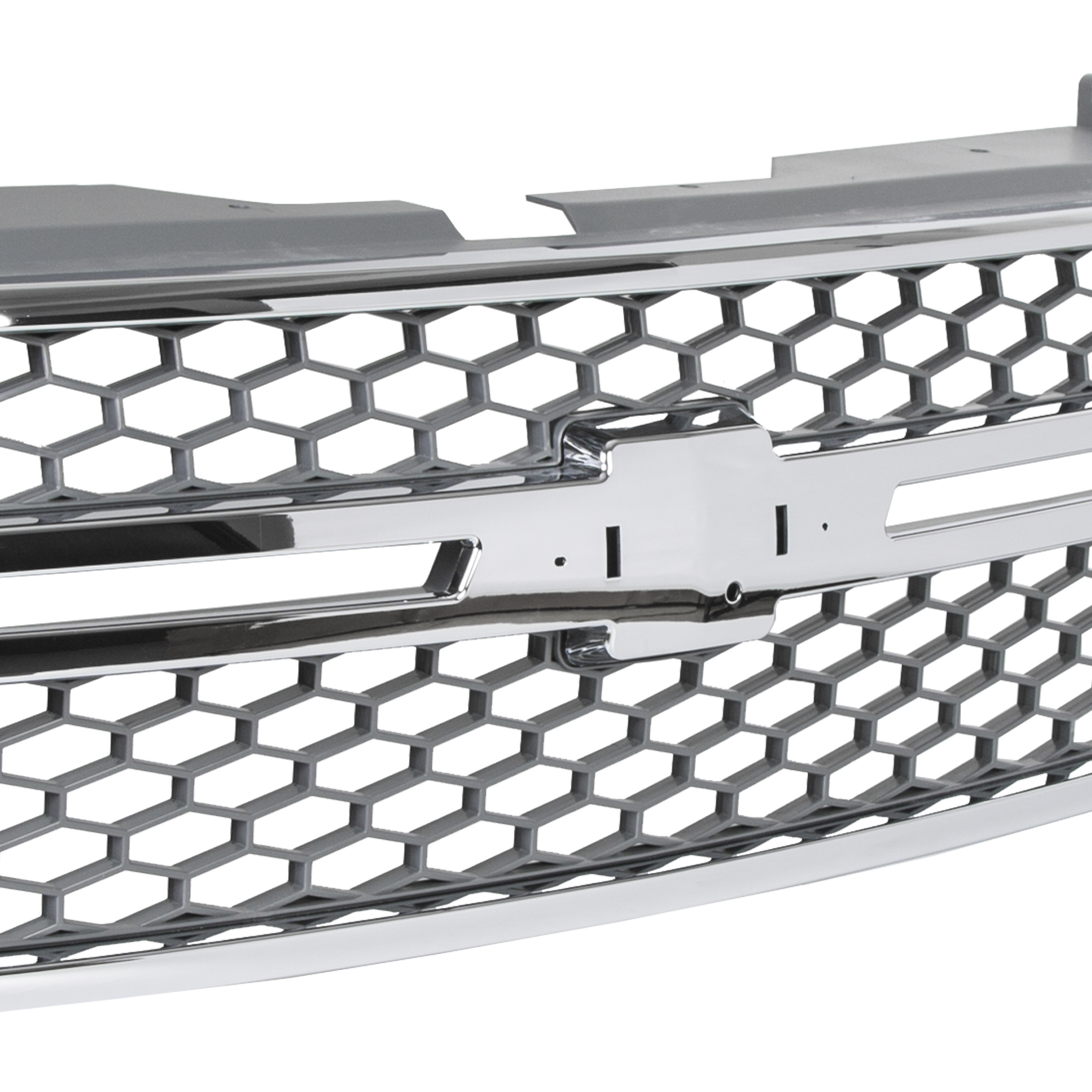 Chrome Grille Honeycomb Grill For 2003-2007 Silverado 1500 2500 3500 HD Pickup