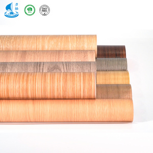 Wood grain film pvc stretch ceiling pvc foil decorative films for door furniture wall panel film