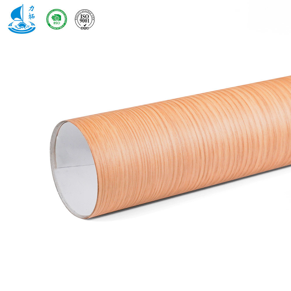 Wood grain film pvc stretch ceiling pvc foil decorative films for door furniture wall panel film