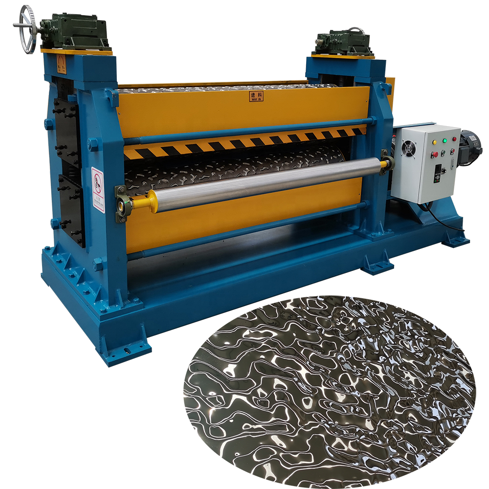 Double side  Metal sheet plate Embossing machine for sale