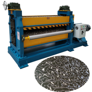 Double side  Metal sheet plate Embossing machine for sale