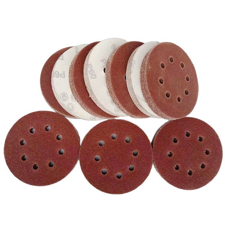 Hook and Loop 8 holes Sandpaper for Wood and metal Sanding