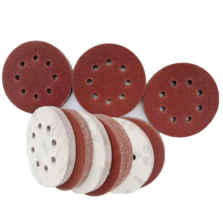 Hook and Loop 8 holes Sandpaper for Wood and metal Sanding