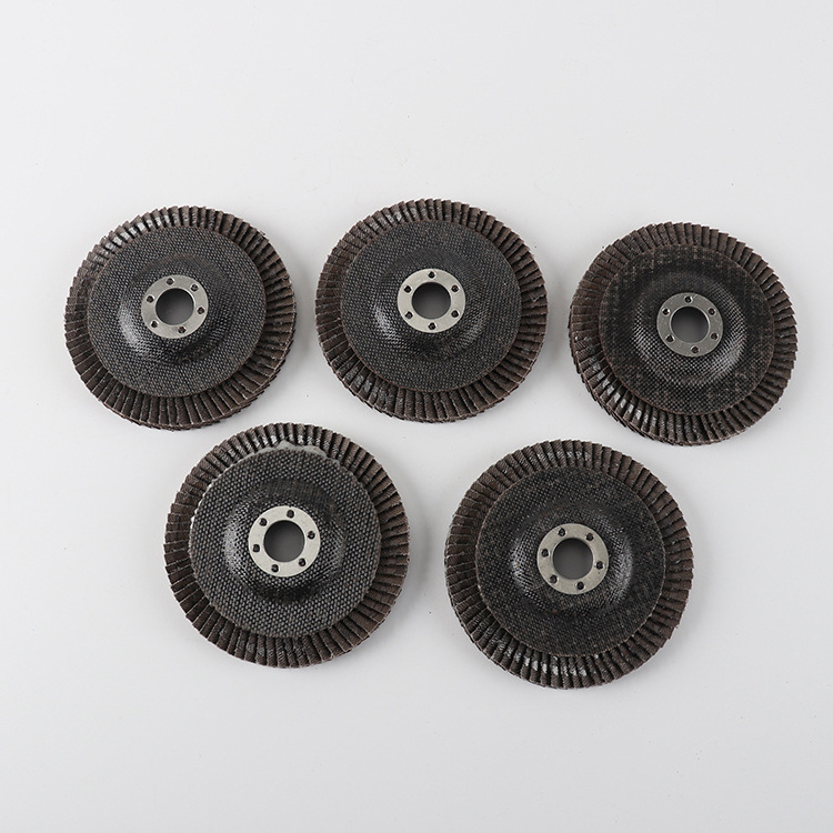 4.5 inch 115 mm Ceramic coated abrasive flap sanding discs for stainless