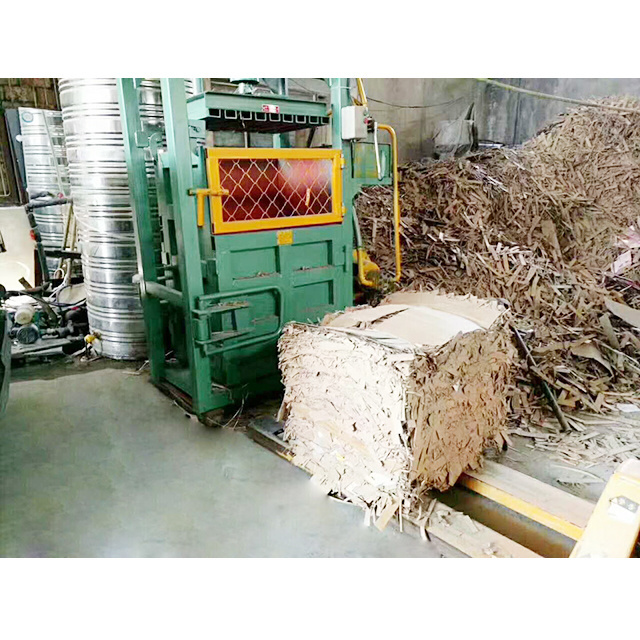 Hydraulic cardboard box baling press/ scrap paper baler/ waste carton bale press machine