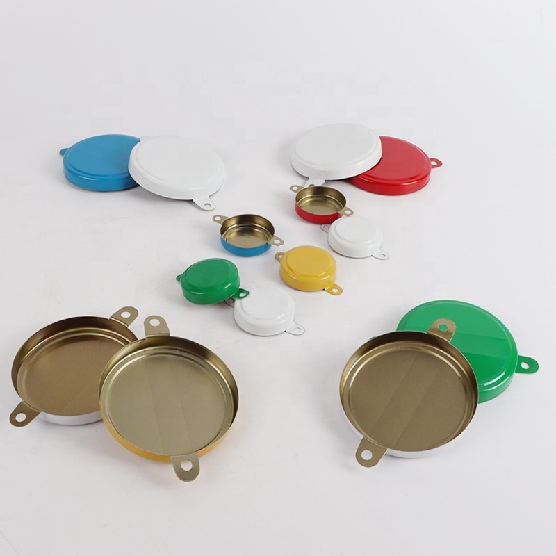 paint oil bucket pail drum seals lid Tinplate Metal Drum Tab Cover Seal 2 and 3/4'' oil drum lid