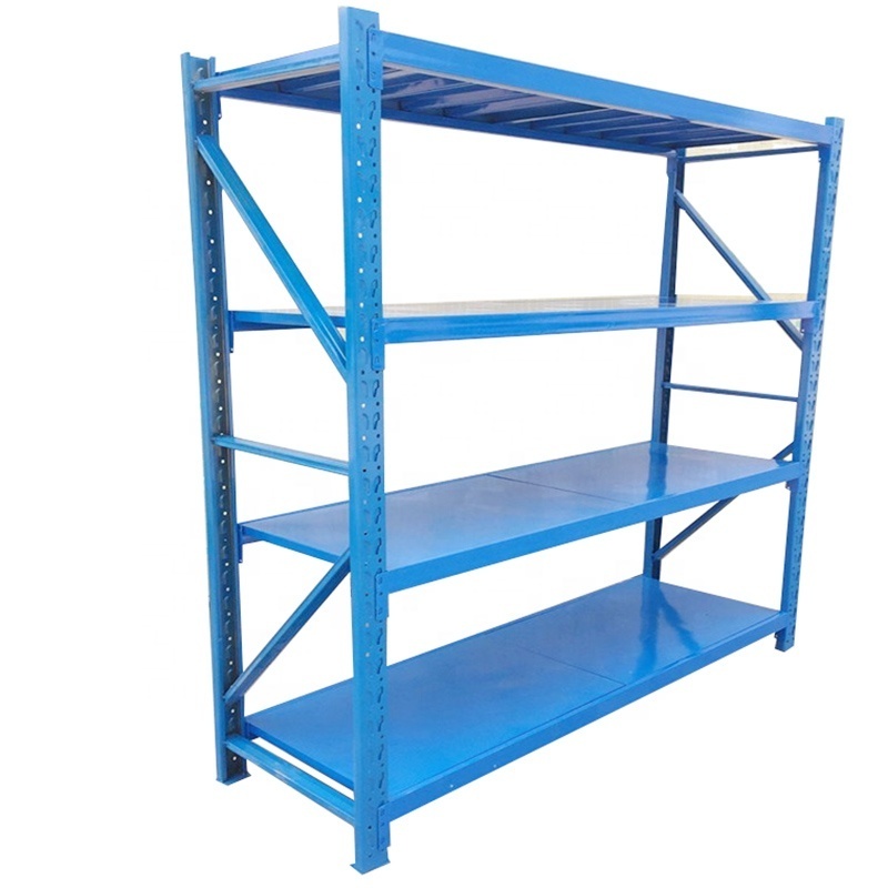 store supermarket shelves stacking racks & shelves 4 tier Heavy Duty Rack Warehouse Storage Rack shelf