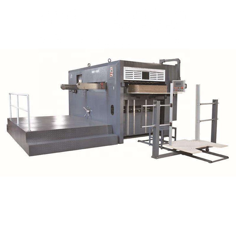 Automatic flat bed die cutting and creasing machine auto feeder die cutting and creasing machine