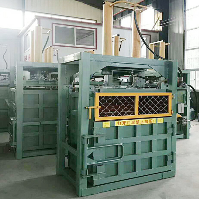 Hydraulic cardboard box baling press/ scrap paper baler/ waste carton bale press machine