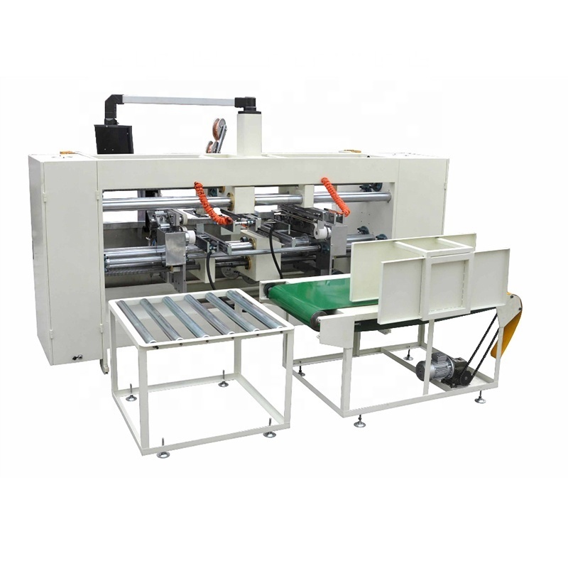 Good Quality Semi Automatic Carton Box Double Sheet Stitching Machine Manufacture Factory