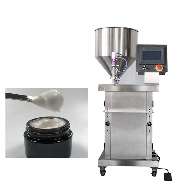 Desk Top Juice beverage tea yogurt soy milk  Rotary Valve Ceramic Piston Pump for liquid filling machine