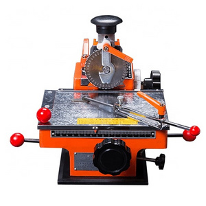 Metal name plate manual marking machine hand engraving machine on metal