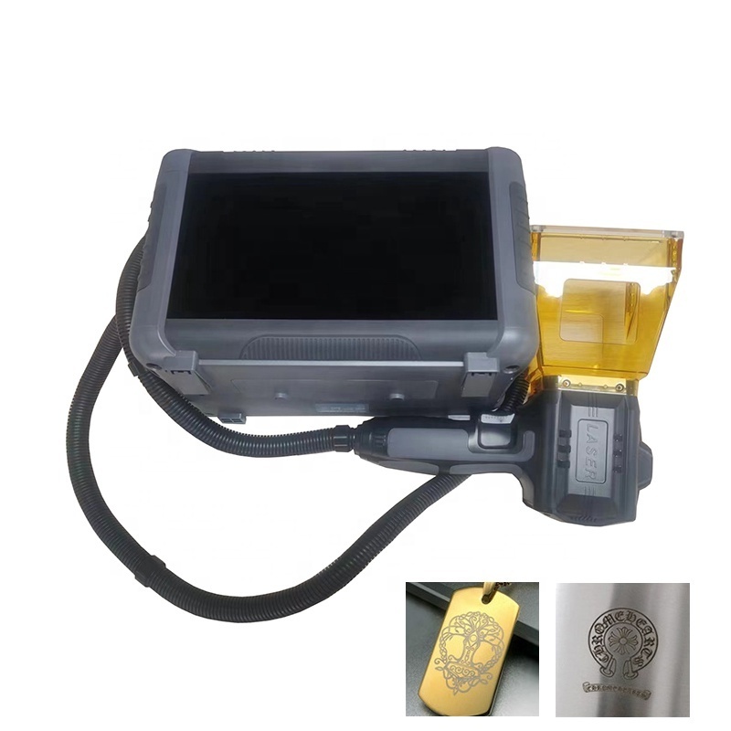 Simple operation Handheld Laser Marking Machine Hand Laser Printer for Plastic Hot product sale