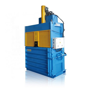 Hydraulic cardboard box baling press/ scrap paper baler/ waste carton bale press machine