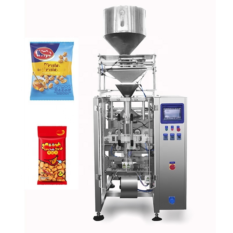 Vertical hard candy chocolate soft candy gummy bear candy peanut pouch Filling packaging machine