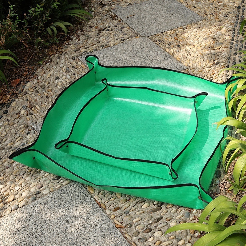 Waterproof PE Garden Kneelers Transplanting Reporting grass seed Plant Mat floor Pot Pad grounding out Gardening Mat