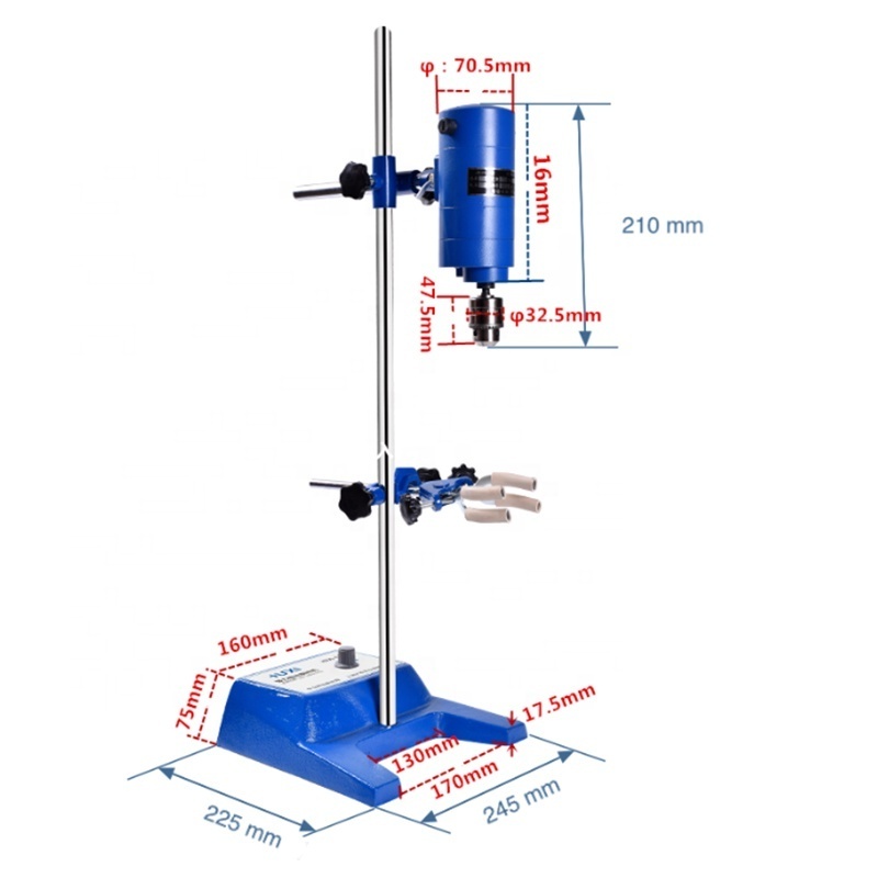 Detergent soap making machine laboratory chemical mixer solid liquid stirrer powder mixing machine