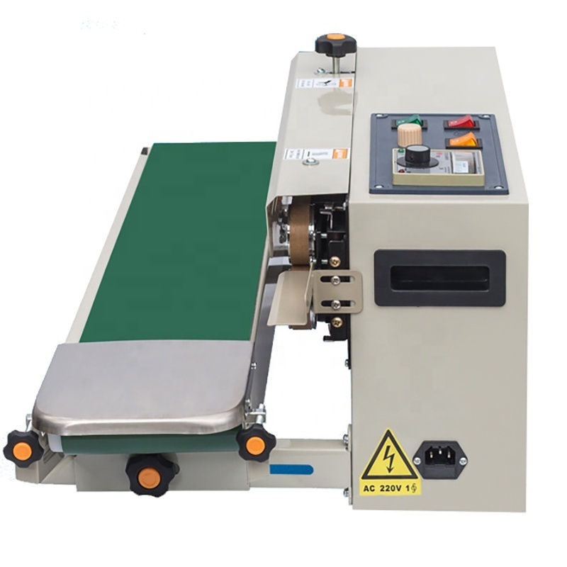 Heat bag sealer/Plastic bag band sealing machine Automatic Continuous film bag sealing machine