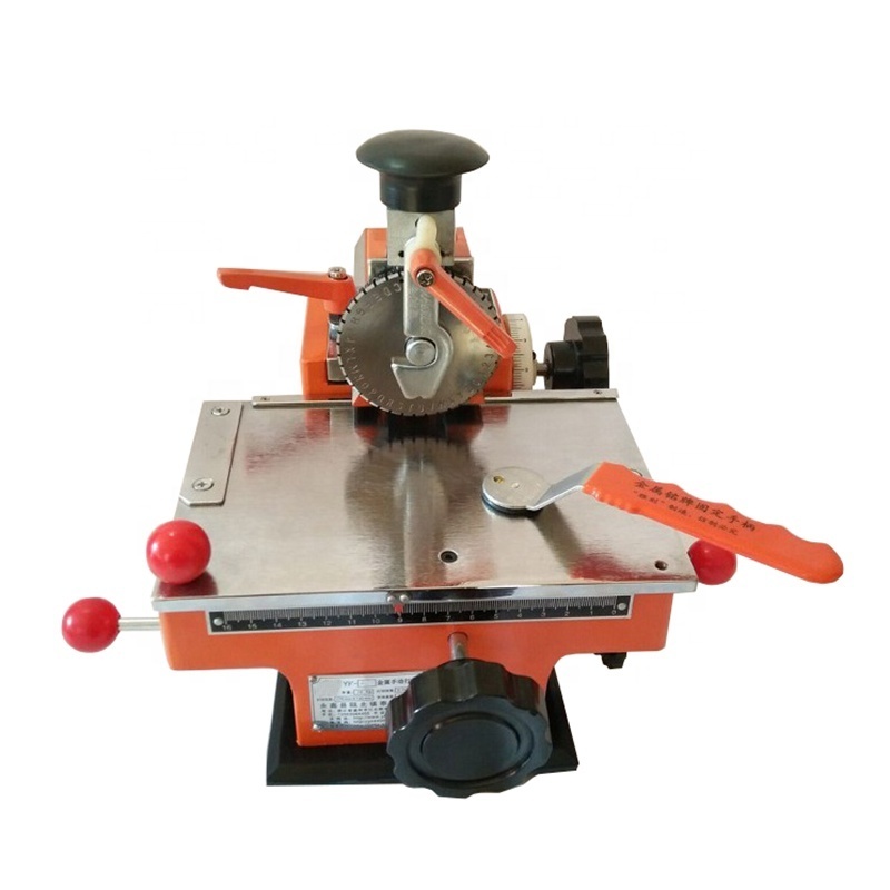 Marker Aluminum Name Plate Engraver on Metal name plate marking machine