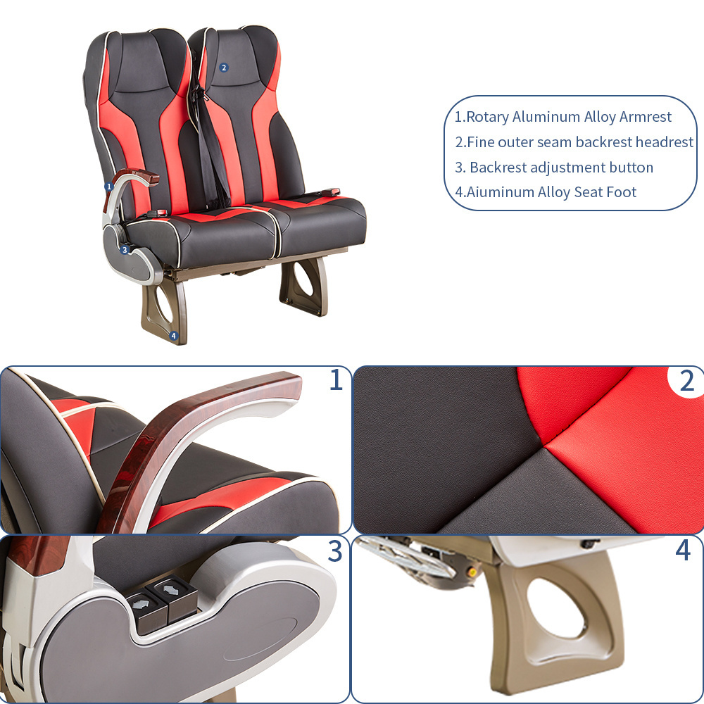 New Products seats reclining for buses, premium tourist sleeper bus seat folding