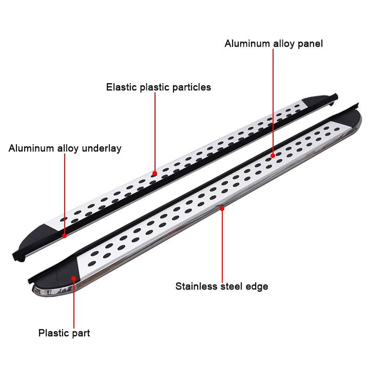 OEM Aluminum Car Universal Side Step Running Board Accessories for SUV Models