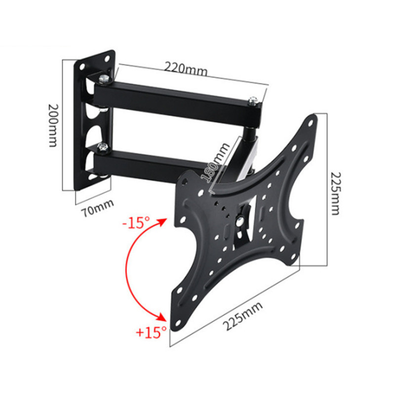 Wall mount Max 200x200 VESA portable TV rack TV mount wall bracket for 14-32 TV