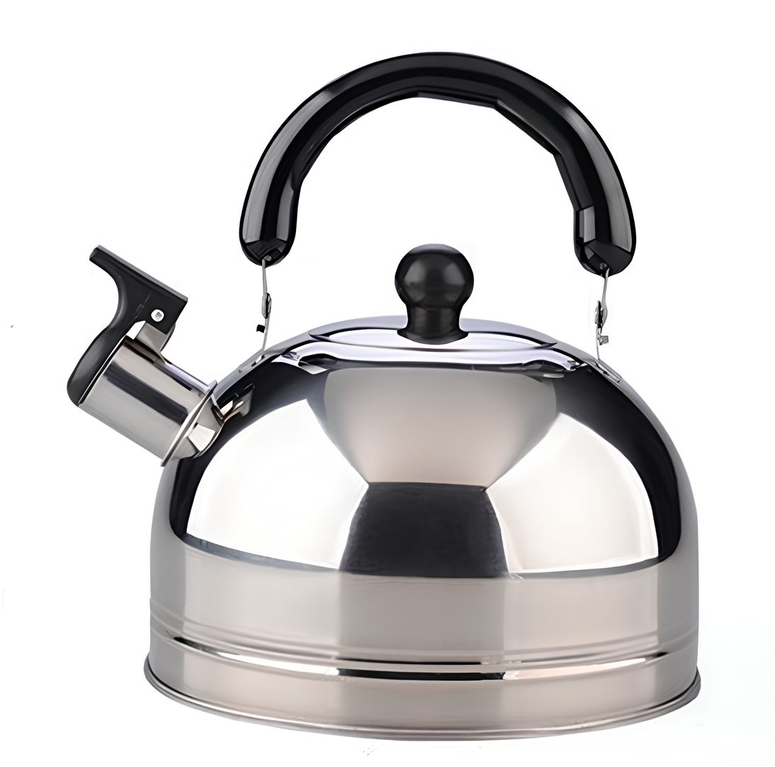 Wholesale Stainless Steel kettle 3L Whistling Tea Kettle Classic Teapot with Ergonomic Handle Works on Induction Cook tops