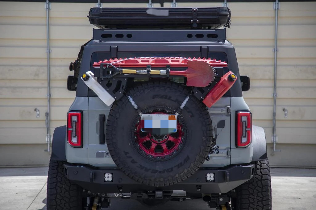 4x4 Spare Tire Carrier Utility Basket  For Jeep WRANGLER JL JK General Offroad  Luggage RacK