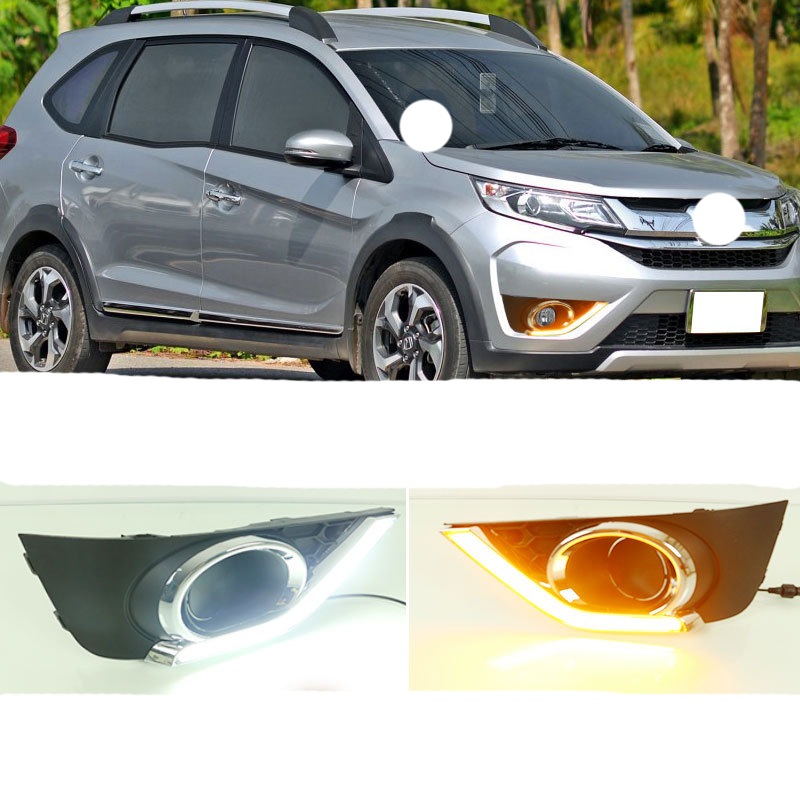 LED light Daytime Running Light, Retrofit LED with white light DRL kit For Honda BRV BR-V 2015-2017