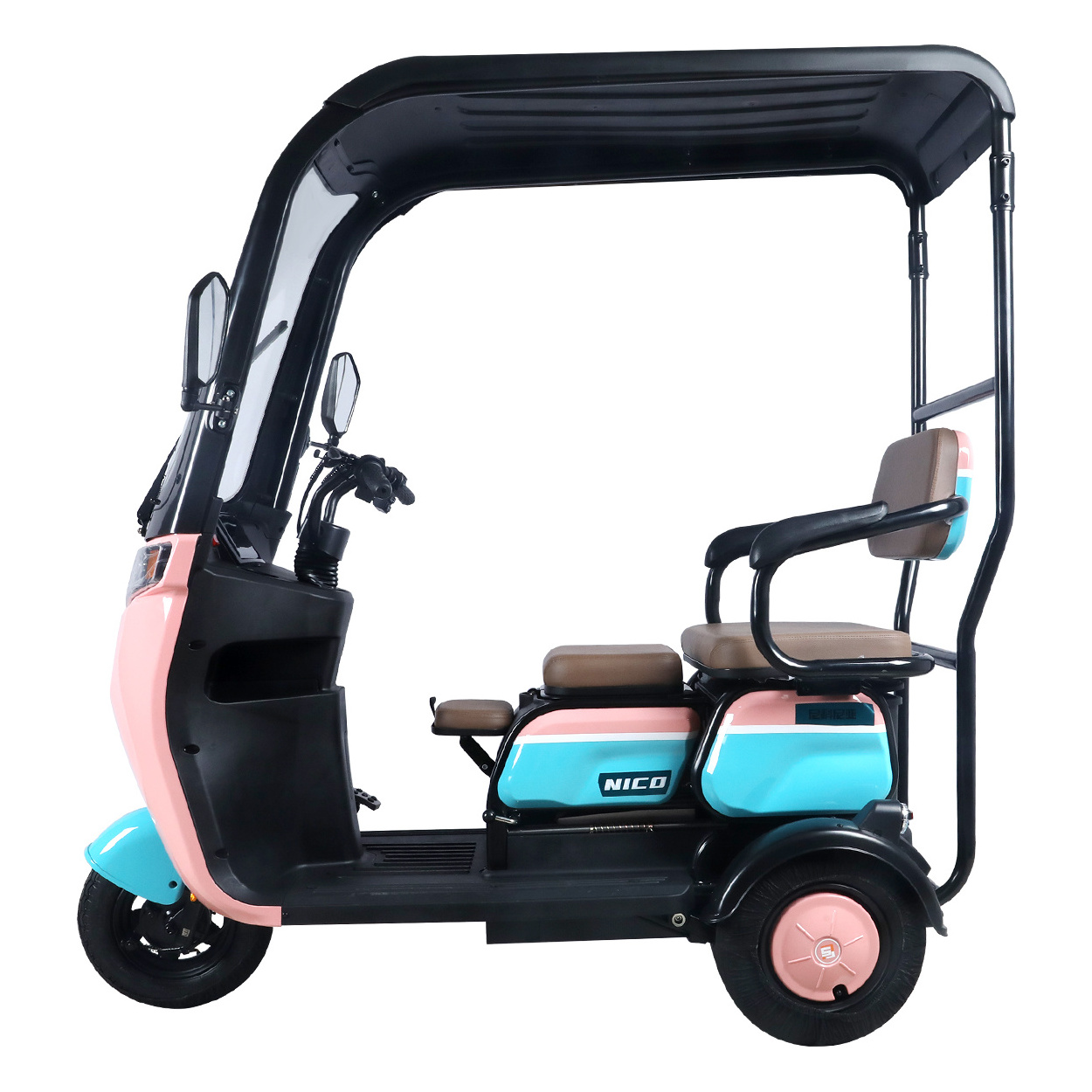 High Quality 3-Wheel Electric Scooter with Roof Electric Tricycle Moped Designed for Elderly