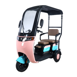 High Quality 3-Wheel Electric Scooter with Roof Electric Tricycle Moped Designed for Elderly