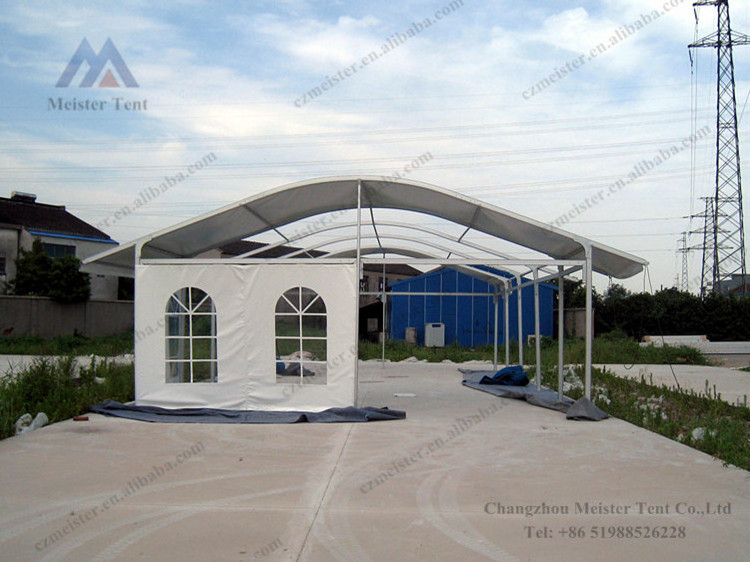 Large capacity heated canvas party arcum tent dome tent for 500 seaters