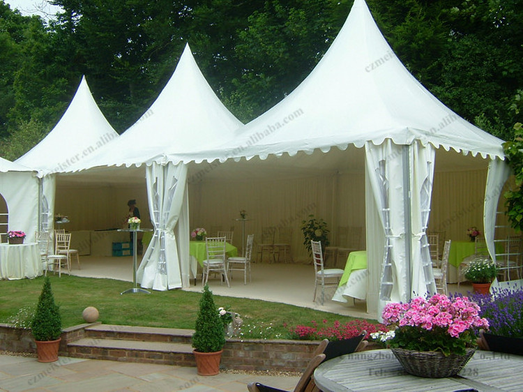 Aluminum tent 5x5m outdoor wedding pagoda tent 5x5m