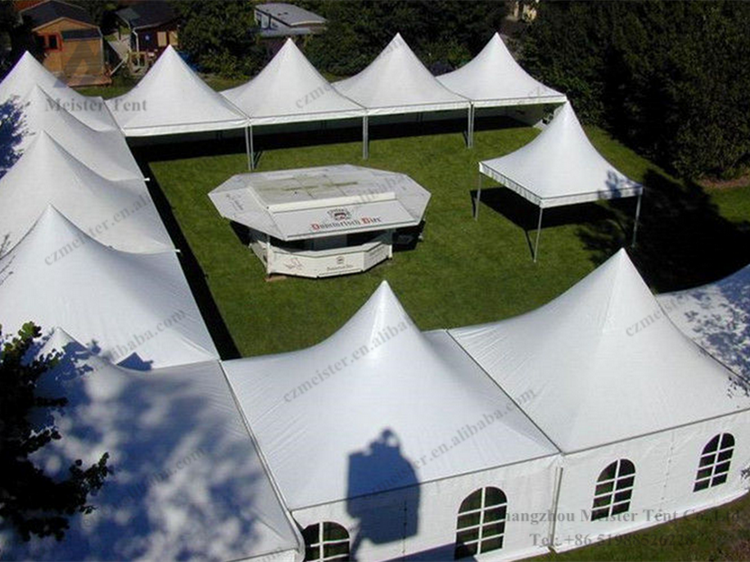 3m-10m span pagoda pavilion tent for outdoor fair and event