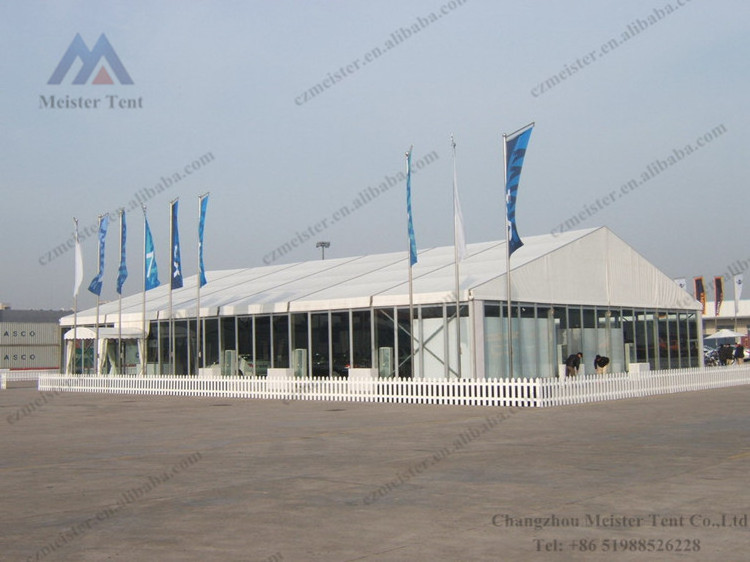 Competitive white marquee tent for sale with glass hard wall