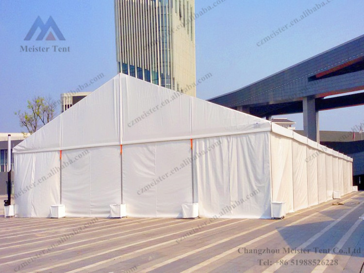 A shaped tent aluminium alloy white PVC waterproof warehouse tent