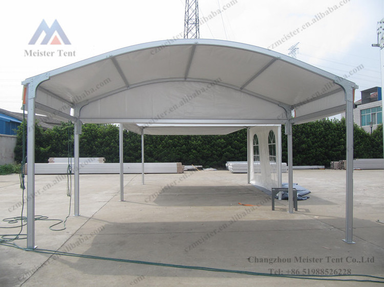 Large capacity heated canvas party arcum tent dome tent for 500 seaters