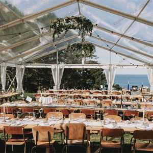 luxury clear span marquee tent for outdoor wedding banquet