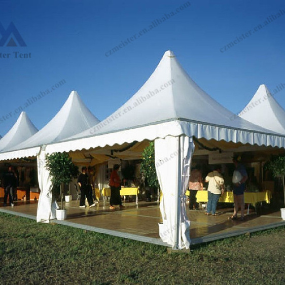 10x10m Big Cheap Outdoor Transparent PVC Cover 80 people Canopy Wedding Party Pagoda Tent with Glass Wall