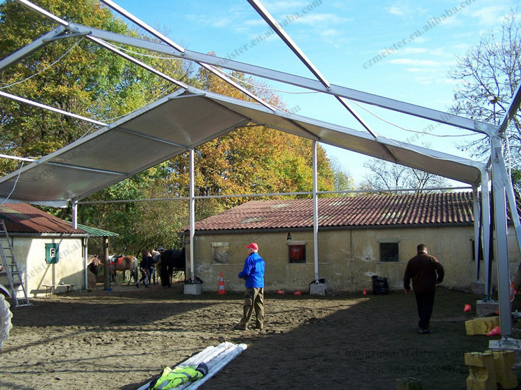 Customized made all weather heavy duty sport tent for basketball court